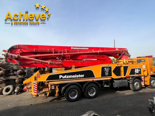 Truck Mounted Concrete Pump Spare Parts Used 80 Meters